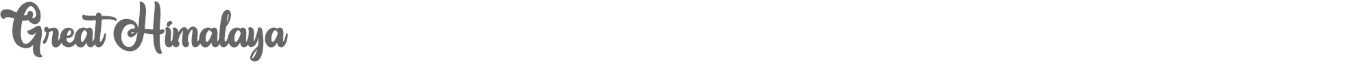 Great Himalaya Great Himalaya.otf font preview